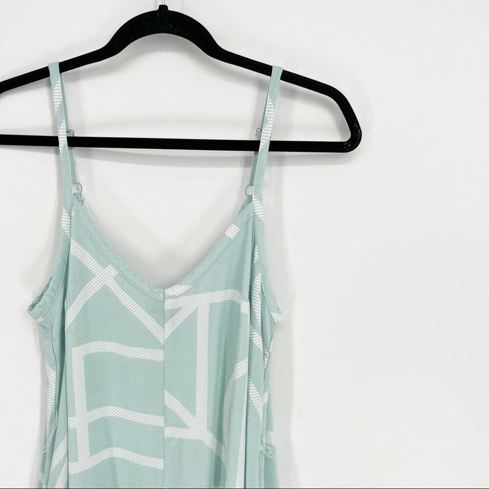 ⭐Torrid Teal & White Spaghetti Strap Dress